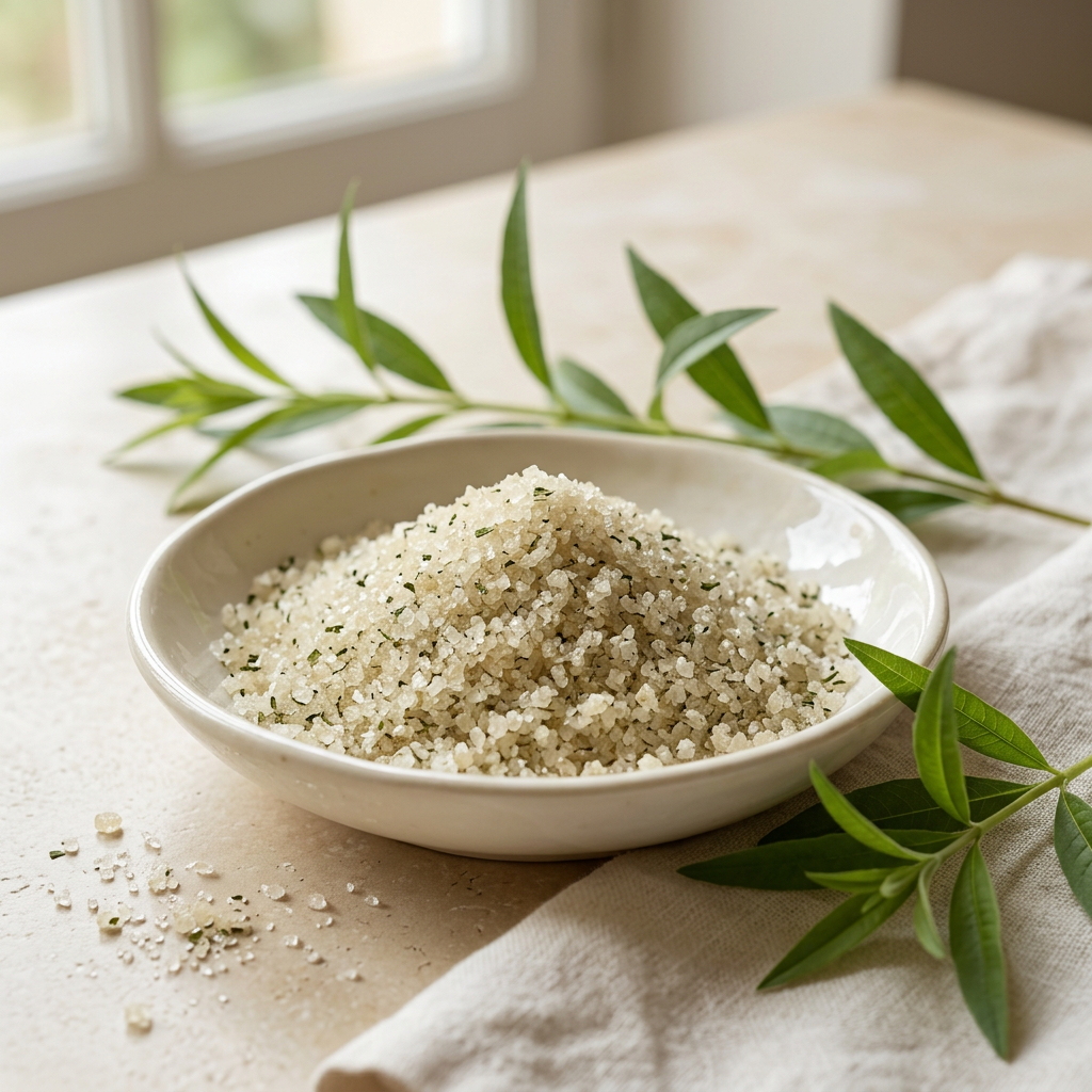 Sucre aromatisé à la verveine