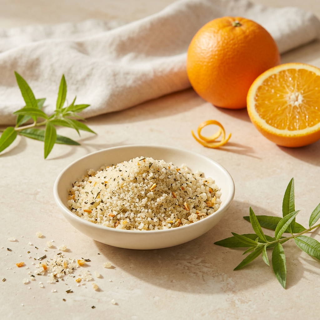 Sucre aromatisé verveine orange